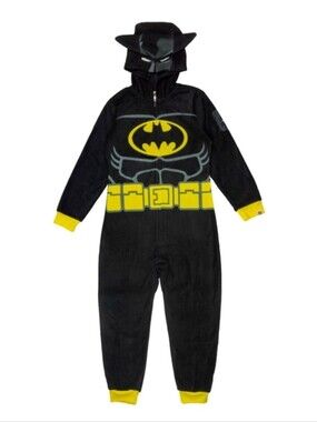Lego Batman Union Suit Pajama - Black & Yellow, Size 4/5, XS
